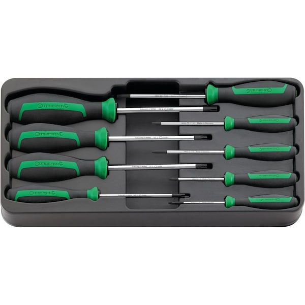 DRALL+ set of screwdrivers No.ES 4650/9 1/3-tray9-pcs.